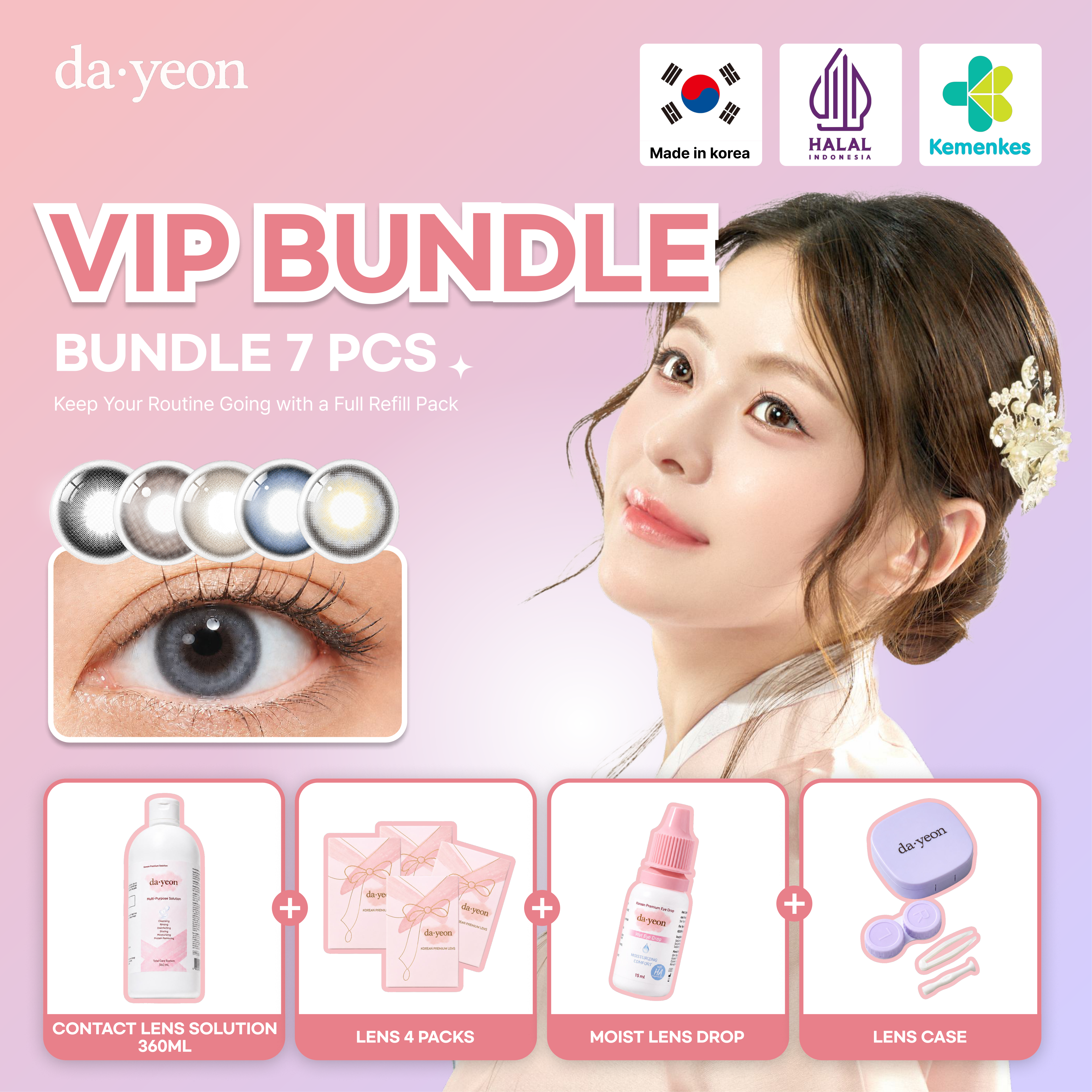 Paket VIP 7 PCS
