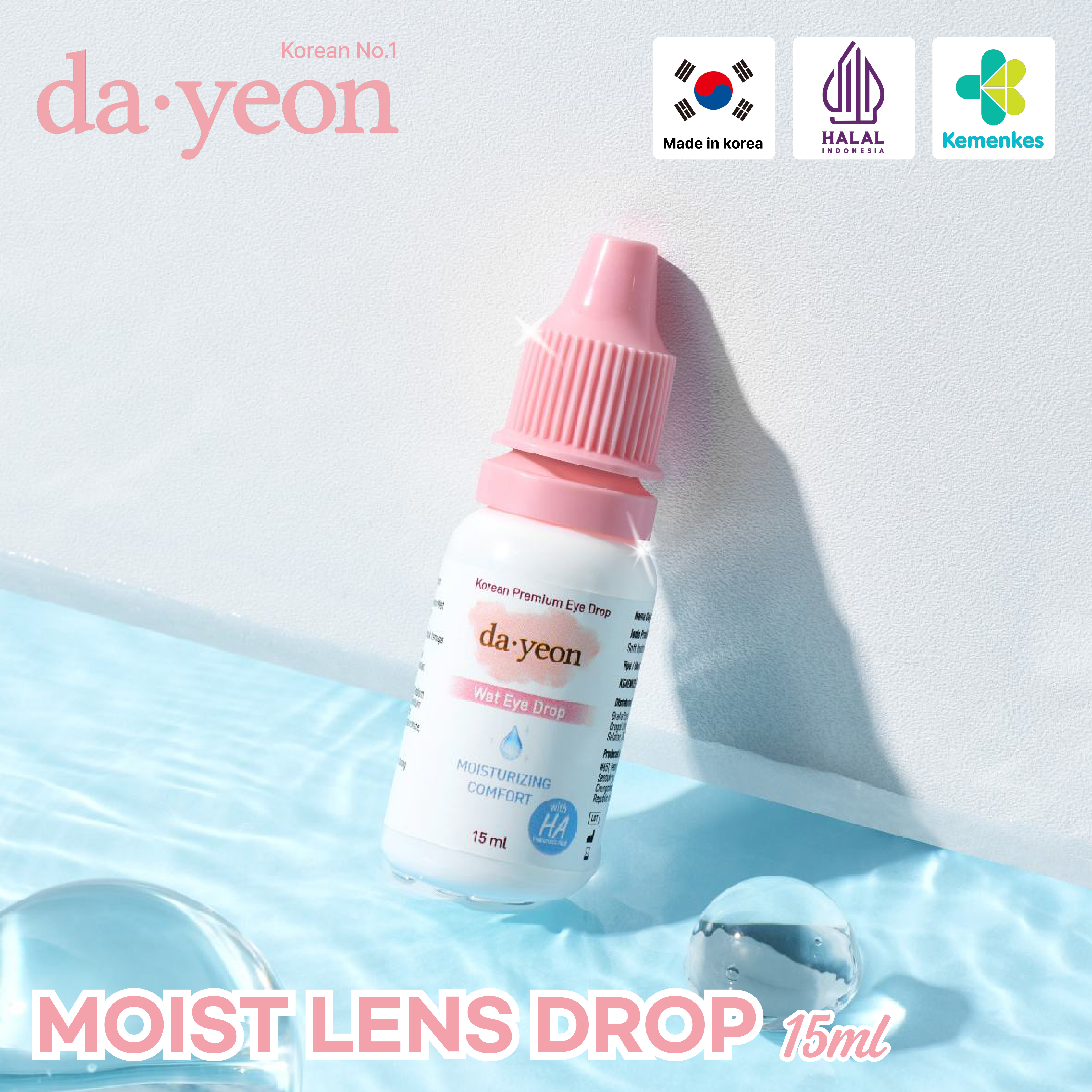 Moist Lens Drop 15ml · Kim Nuri